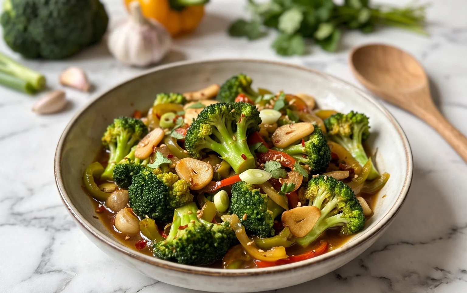 Garlic Broccoli Stir Fry
