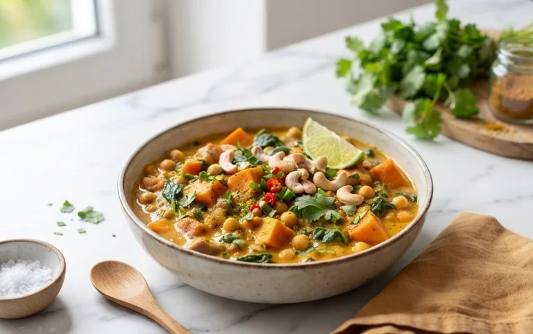 Sweet Potato and Chickpea Curry