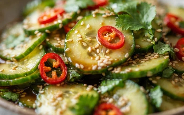 Easy Asian Cucumber Salad
