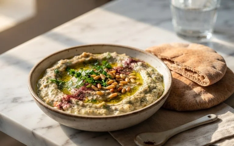 Pnon-alcoholic alestinian Zucchini Dip