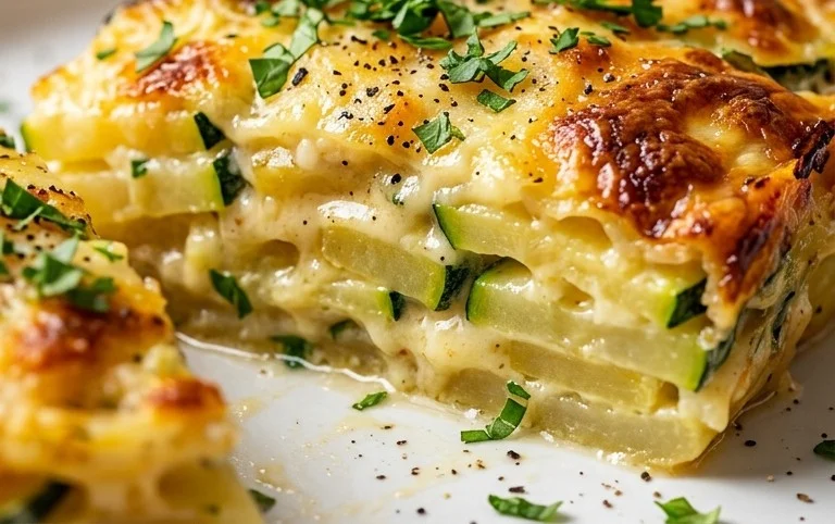 Kartoffel-Zucchini-Auflauf – so cremig & lecker