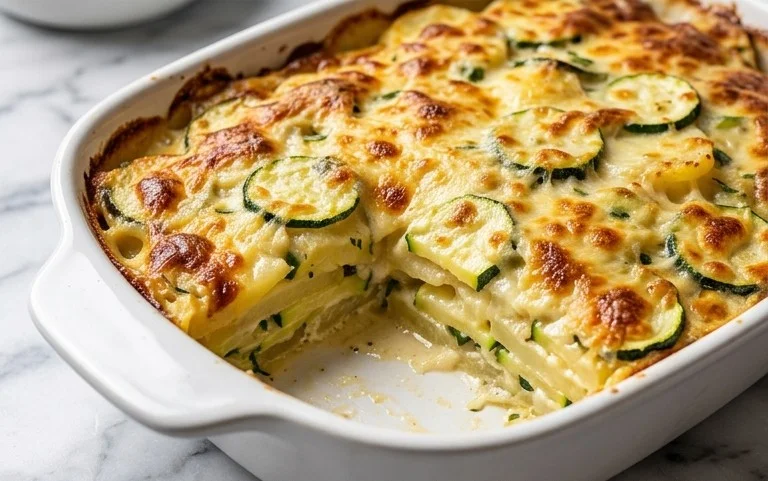 Kartoffel-Zucchini-Auflauf – so cremig & lecker
