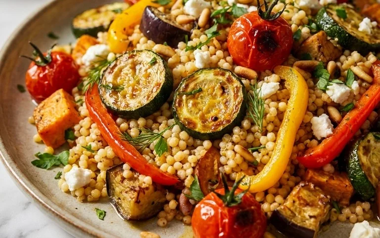 Röstgemüse Couscous für Geschmacksexplosion