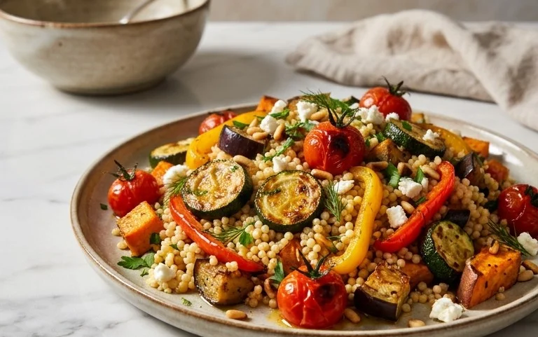 Röstgemüse Couscous für Geschmacksexplosion