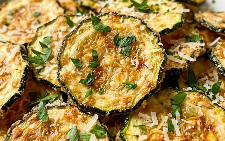Crispy Baked Zucchini Chips