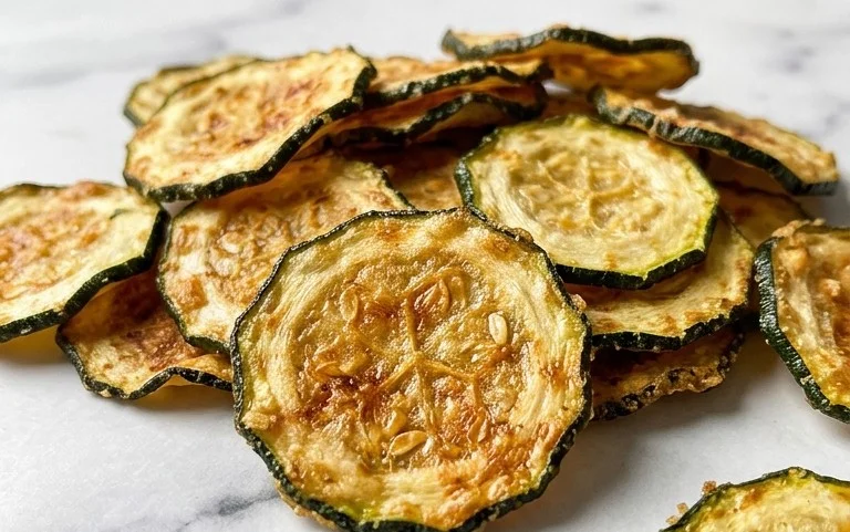 Crispy Baked Zucchini Chips