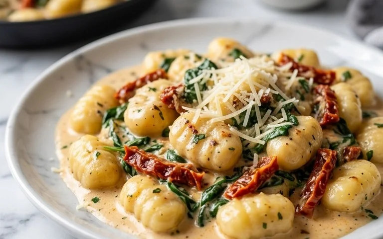 Creamy Tuscan Gnocchi