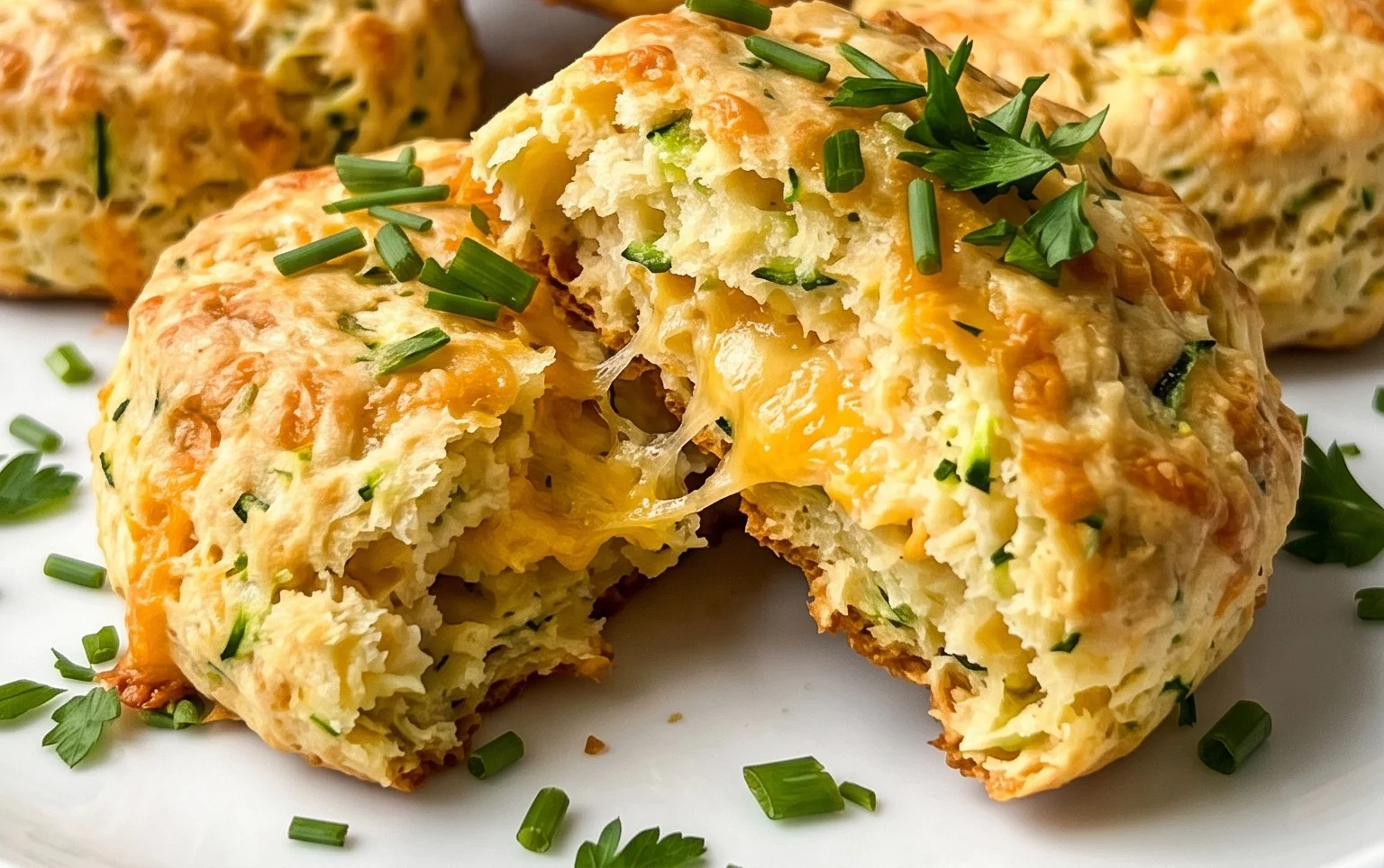 Zucchini Cheddar Biscuits