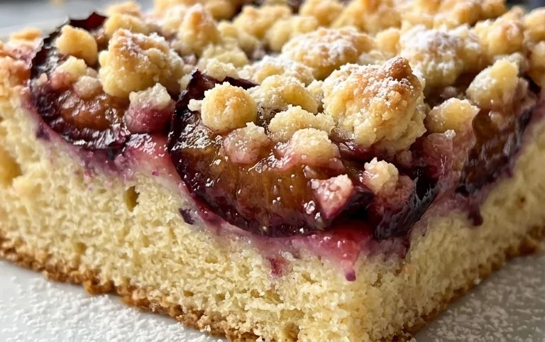 Zwetschgendatschi mit Streusel – nach Omas Rezept