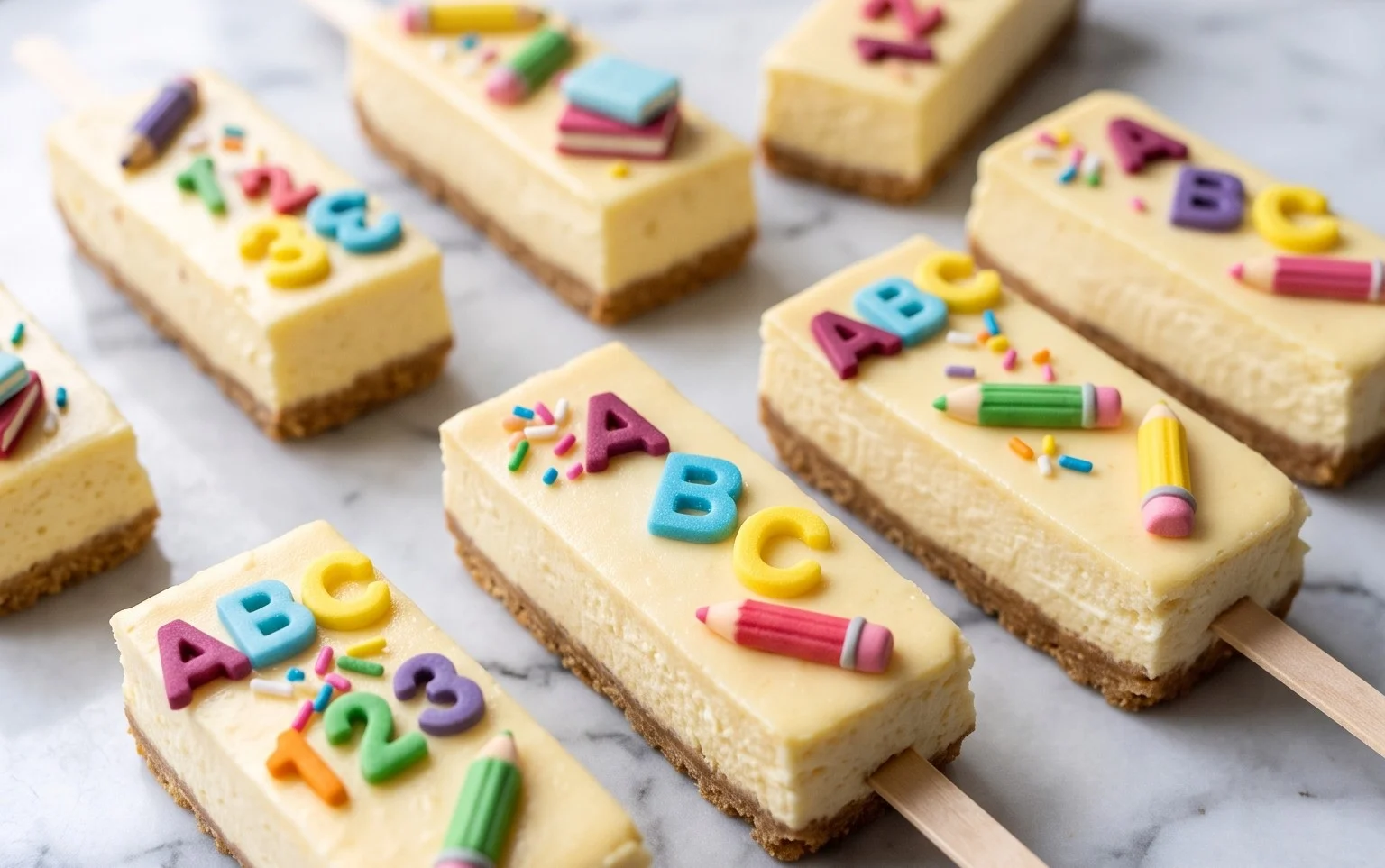 Cheesecake Sticks zur Einschulung