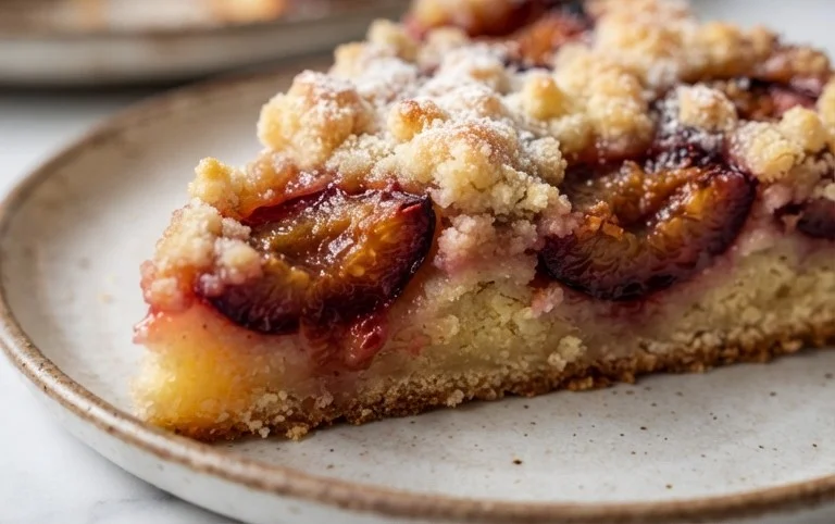 Pflaumenkuchen mit Streuseln