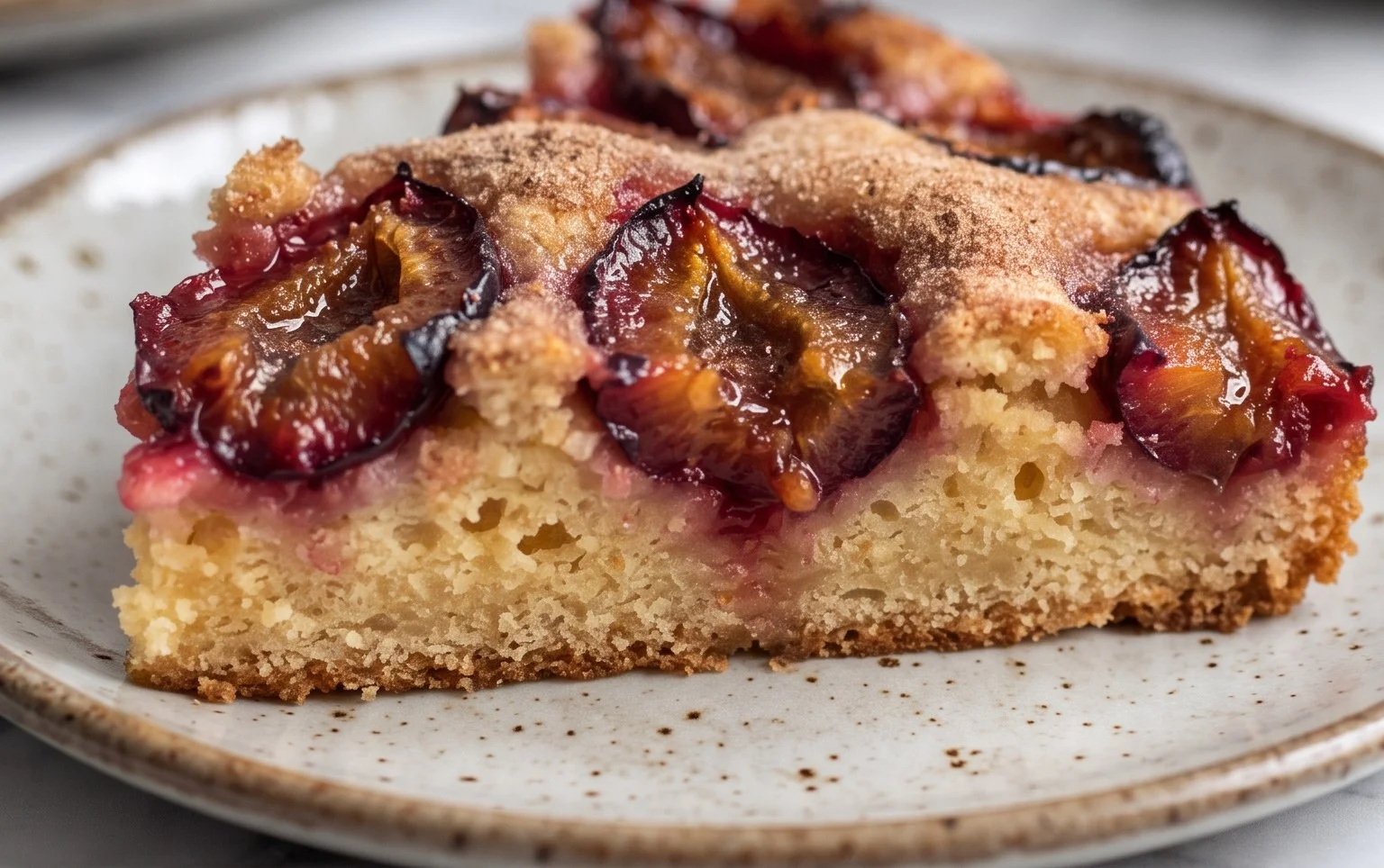Zwetschgenkuchen mit Quark-Öl-Teig vom Blech
