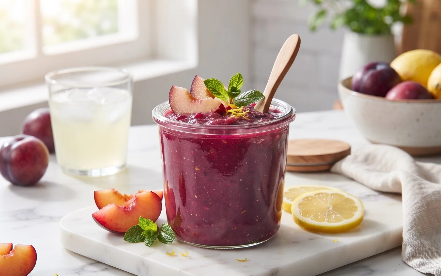 Plum Lemonade Concentrate